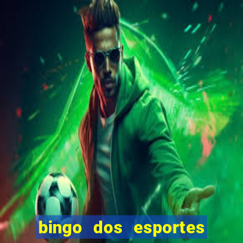 bingo dos esportes para imprimir